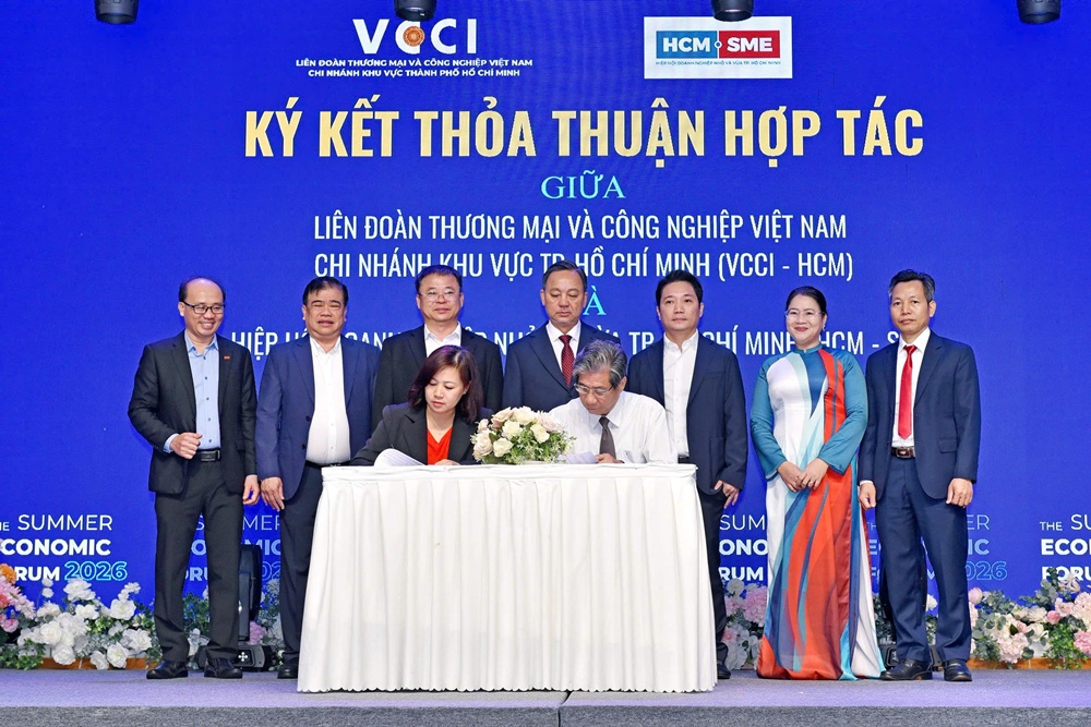 VCCI TP.HCM và HCM-SME ký kết chiến lược: Đòn bẩy mạnh mẽ cho kỷ nguyên kinh tế xanh